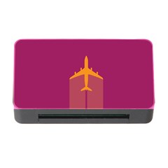 Airplane Jet Yellow Flying Wings Memory Card Reader With Cf by BangZart