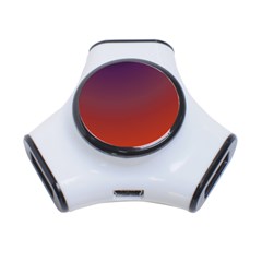 Course Colorful Pattern Abstract 3-port Usb Hub