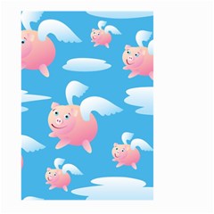 Flying Piggys Pattern Large Garden Flag (two Sides) by Bigfootshirtshop