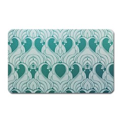 Teal Art Nouvea Magnet (rectangular) by NouveauDesign