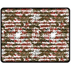 Grunge Textured Abstract Pattern Double Sided Fleece Blanket (medium)  by dflcprints