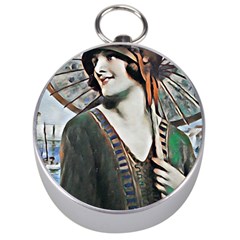 Gatsby Sommer Silver Compasses by NouveauDesign