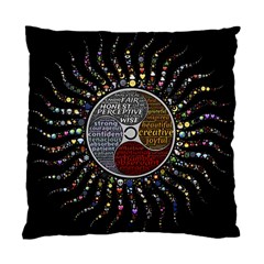 Whole Complete Human Qualities Standard Cushion Case (two Sides) by Celenk