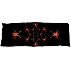 Mandala Fire Mandala Flames Design Body Pillow Case Dakimakura (two Sides) by Celenk