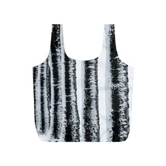 Row Trees Nature Birch Full Print Recycle Bags (s)  by Celenk