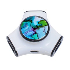 Abstract Painting Art 3-port Usb Hub