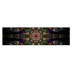 Fractal Detail Elements Pattern Satin Scarf (oblong) by Celenk