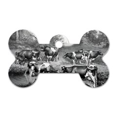 Holstein Fresian Cows Fresian Cows Dog Tag Bone (one Side) by Celenk