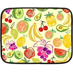 Cute Fruits Pattern Fleece Blanket (mini)