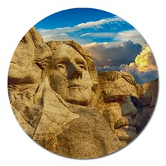 Monument President Landmark Magnet 5  (round) by Celenk