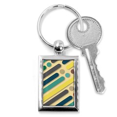 Background Vintage Desktop Color Key Chains (rectangle) 