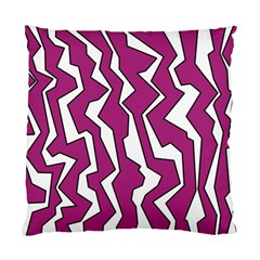 Electric Pink Polynoise Standard Cushion Case (two Sides) by jumpercat