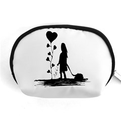Sowing Love Concept Illustration Small Accessory Pouches (medium)  by dflcprints