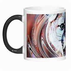 Cougar Animal Art Swirl Decorative Morph Mugs by Nexatart