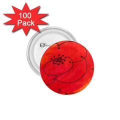 Flower 1 75  Buttons (100 Pack) 