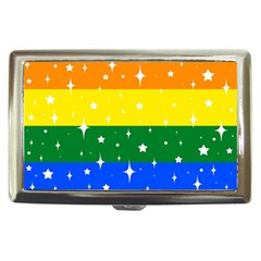 Sparkly Rainbow Flag Cigarette Money Cases by Valentinaart