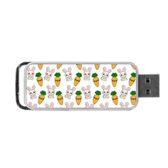 Easter Kawaii Pattern Portable Usb Flash (two Sides) by Valentinaart