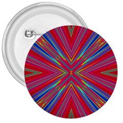 Burst Radiate Glow Vivid Colorful 3  Buttons
