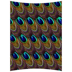 Peacock Feathers Bird Plumage Back Support Cushion by Nexatart