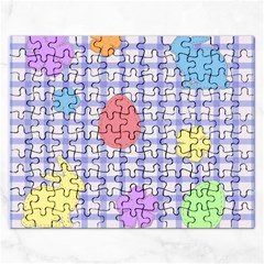 Easter Patches  Rectangular Jigsaw Puzzl by Valentinaart