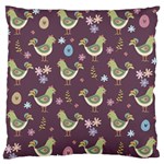Easter Pattern Large Flano Cushion Case (One Side) Front