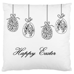 Easter Eggs Standard Flano Cushion Case (one Side) by Valentinaart