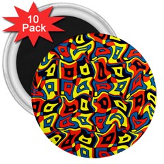 Pattern-3 3  Magnets (10 Pack) 