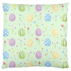 Easter Pattern Large Flano Cushion Case (one Side)