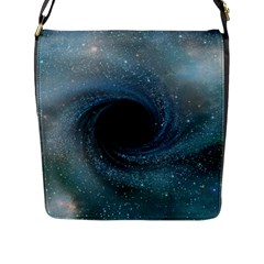 Cosmic Black Hole Flap Messenger Bag (l) 
