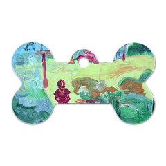Trail 1 Dog Tag Bone (one Side)