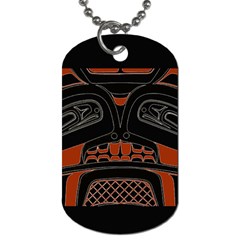 Traditional Northwest Coast Native Art Dog Tag (two Sides) by Sapixe