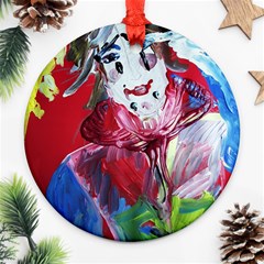 Dscf1741 - Funny Clown Ornament (round)
