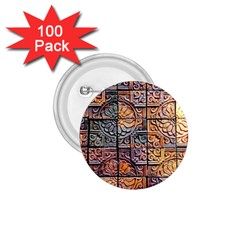 Wooden Blocks Detail 1 75  Buttons (100 Pack)  by Sapixe