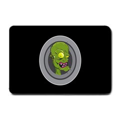 Zombie Pictured Illustration Small Doormat  by Sapixe