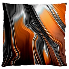 Fractal Structure Mathematics Standard Flano Cushion Case (one Side) by Sapixe