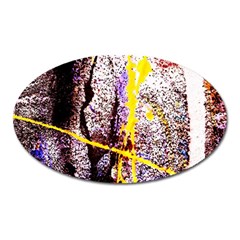 Egg In The Duck   Needle In The Egg 1 Oval Magnet by bestdesignintheworld