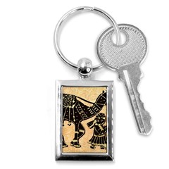 Antique Apparel Art Key Chains (rectangle)  by Modern2018