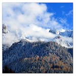 Mountains Alpine Nature Dolomites Large Satin Scarf (Square) Front