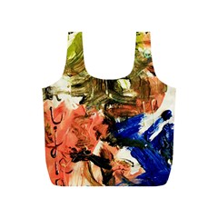 Pagoda And Calligraphy Full Print Recycle Bags (s)  by bestdesignintheworld