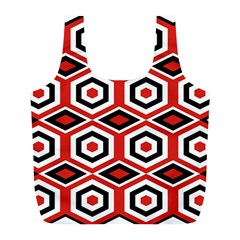 Motif Batik Design Decorative Full Print Recycle Bags (l) 