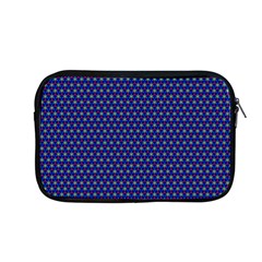 Blue Fractal Art Honeycomb Mathematics Apple Macbook Pro 13  Zipper Case