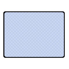 Alice Blue Mini Footpath In English Country Garden  Double Sided Fleece Blanket (small) 