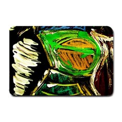 Lillies In The Terracota Vase 5 Small Doormat  by bestdesignintheworld