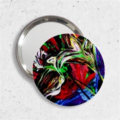Lillies In The Terracotta Vase 3 2 25  Handbag Mirrors by bestdesignintheworld
