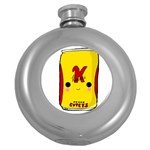 Kawaii cute Tennants Lager Can Round Hip Flask (5 oz) Front