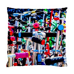 Time To Choose A Scooter Standard Cushion Case (two Sides) by FunnyCow