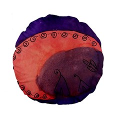 Teepee Egg Standard 15  Premium Flano Round Cushions