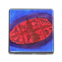 Red Egg Memory Card Reader (square 5 Slot)