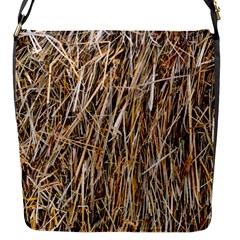Dry Hay Texture Flap Messenger Bag (s) by FunnyCow
