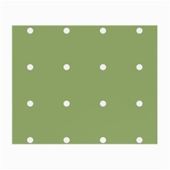 Olive Dots Small Glasses Cloth (2-side) by snowwhitegirl